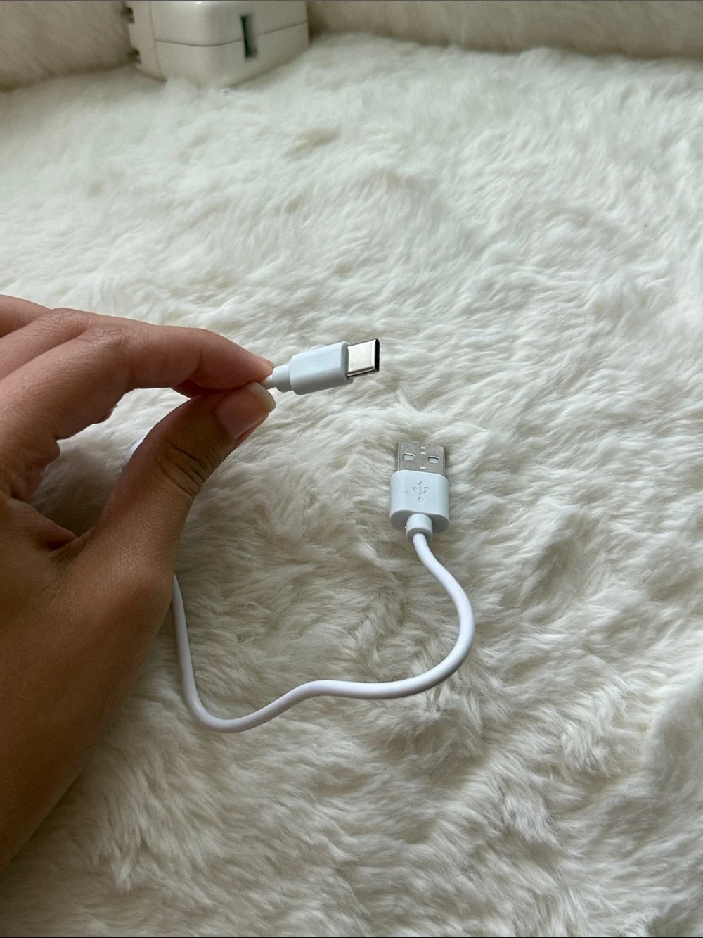 USB-C to USB White charger extra charging Chord Apple iPhone